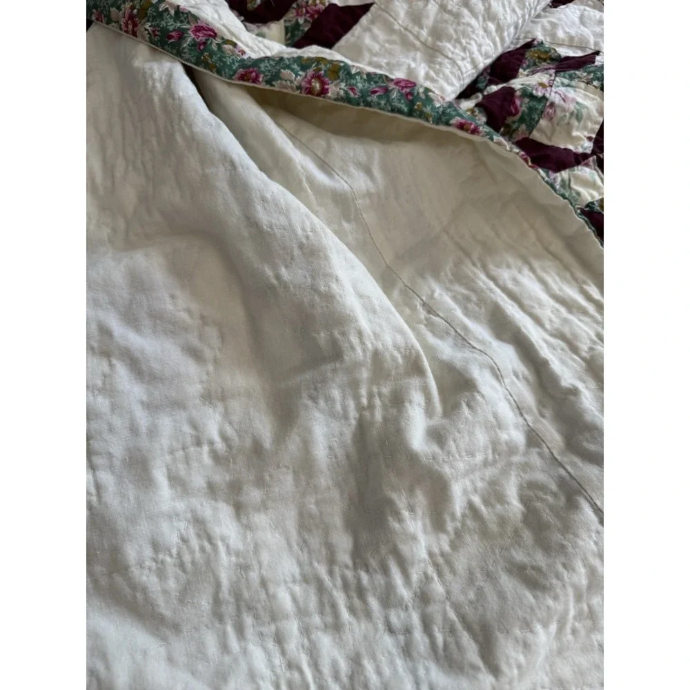 Vintage Quilt Bedspread King 82 X 93